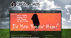 Desktop Screenshot of crossroadsbible.info